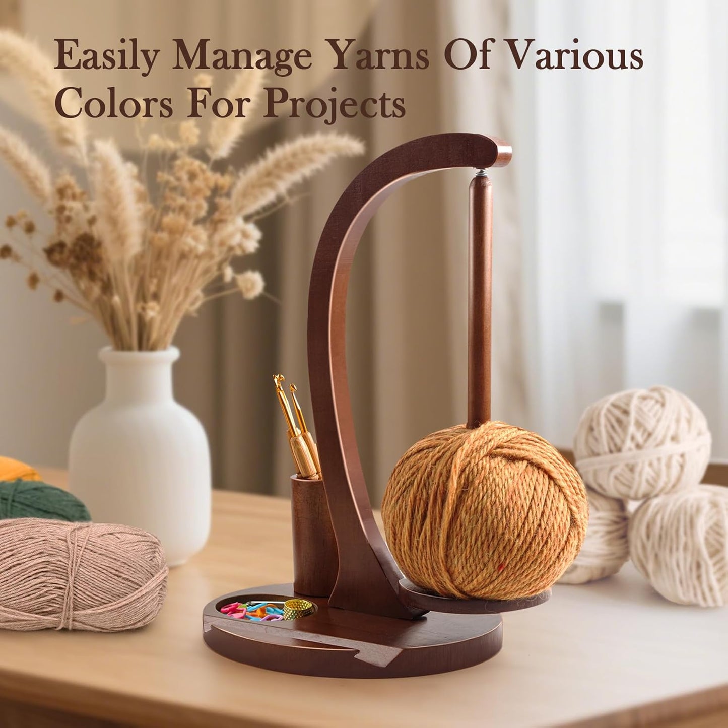 Upgraded Oversized 360° Rotating Yarn Holder